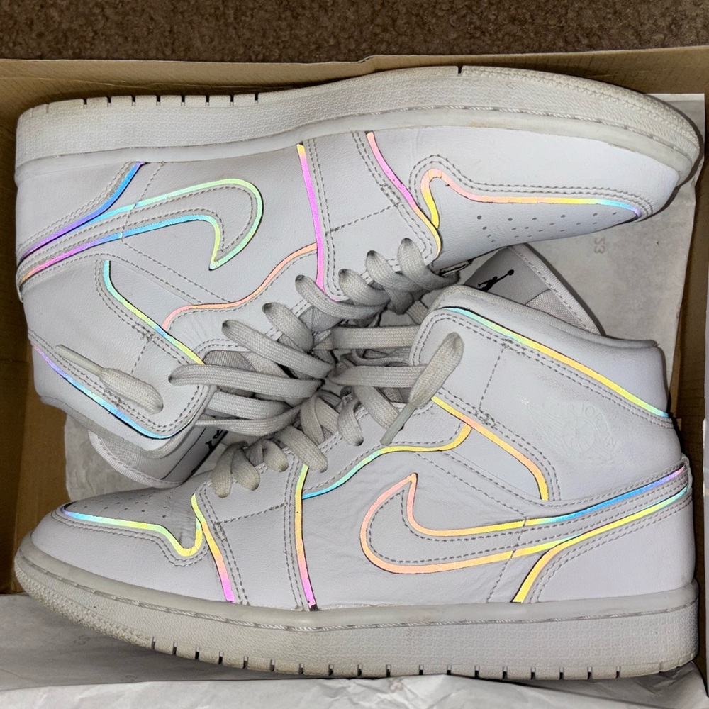 Reflective Jordan 1s